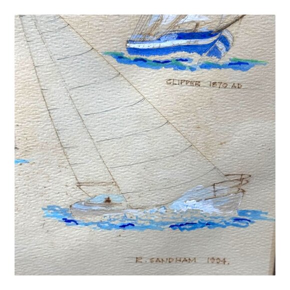 Maritime History Sailing Ships Beach House Coastal Historical Collectors Framed - Picture 14 of 16